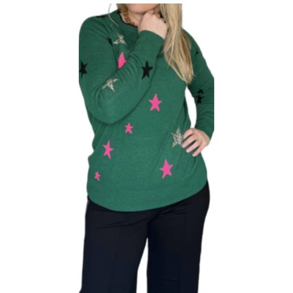 Vilagallo Multi Stripe Lobster Sweater 33626